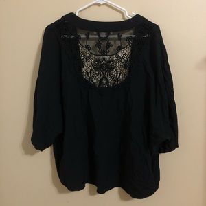 Black Lace Kimono